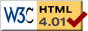 Valid W3C HTML 4.01.